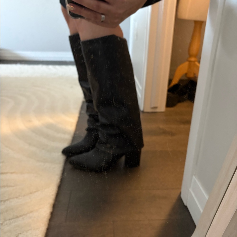 Call It Spring Black Heeled Boots